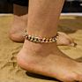 Wesparking Emo Simple Chain Drip Oil Rainbow Anklets Bracelet Ring for Women Jewelry