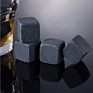Whiskey Ice Wine Stone Gray Smooth Soapstone Material 2Cm*2 Icy Stone Ice Block