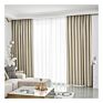 White Elegance Interior Thermal Insulated Double Panel Blackout Curtains Soft Velvet Curtain for Bedroom