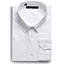 White Men's Shirts 100%Cotton Long Sleeve Formal Mens Casual Dress Shirt