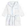 White Personalised Blue Trim Gingham Robe Robe Kids Terry Towelling Robes