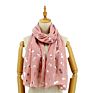 Wholesale100% Viscose Fashionable Pink White Mint Color Shiny Beautiful Foil Pineapple Scarf Women Scarves