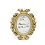Wholesales Gold Oval Baroque Photo Frame Wedding Favors Golden Elliptical Picture Frame Event Party Supplies