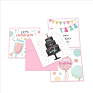 Wholesales Greeting Cards Blessing Gift Birthday Card Greeting Cards with Envelope