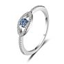 Women Jewelry Diamond Cubic Zirconia Cz Evil Eyes Ring 925 Sterling Silver Rings