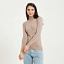 Women Knit Solid Jersey Basic High Neck Pullover plus Size Sweater Women's Sweater over Sized Turtle Neck Sweaters