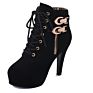 Women plus Size Autumn Ankle Boots Belt Buckle