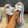 Women Sandals Platform Shoes Women Ladies Bow Slipper Indoor Outdoor Flip-Flops Beach Shoes Female Slippers