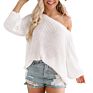 Women Sell Style plus Size Pullover Long Sleeve Knit Sweater Pullover Knit Top