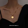 Womens Accessories Cuban Necklace Stainless Steel Jewelry Necklace Charms Gold Chain Pendant Necklace Women