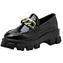 Women's Apartments Lolita Mary Jane Shoes for Women Spring Platform Ladies Moccasins Vintage Soft Slip on Chain Oxford Shoe