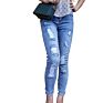 Women's Jeans Denim Blue Elastic Women Pants Trousers and Jeans Ripped Jeans Women