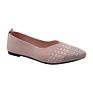 Womens Wide Fit Red Slip on Pink Ballet Flats Pumps Shoes