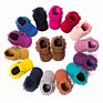 Baby Soft Flock Tassel Moccasins