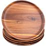 Wood Food Serving Charger Plate Restaurant Hotel Snack Plate round Wood Plate