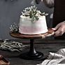 Wooden Pedestal Cake Stand for Wedding Cake Display Food Safe Eco Friendly Desert Platter