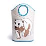 Woven Storage Basket with Handles for Toys Organization Blankets Storage Cartoon Baby Nursery in Laundry Storage Box