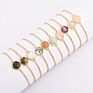 Wx993B Charm Bracelet Jewelry Natural Gemstone Gold Women Bracelet Designer Charms for Diy Bracelet