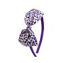 Xufang Kid Leopard Printed Hairbands Handmade Fabric Hair Accessories Girls Big Bow Headbands