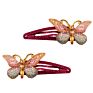 Yane Resin Gradients Butterfly Hair Clip Set for Girls