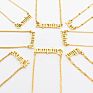 Zodiac Croc Charm Gold Necklace Choker Zodiac Jewelry Collares De Acero Inoxidables Jewelry for Womans Indians