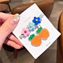 14 Pcs/Set Girls Lovely Colorful Fruit Flowers Butterfly Hairpin Cartoon Kids Hair Clips Set Hair Accessories