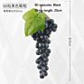 Artificial Grape Bunch Fake Grapes Vine Plastic Raisins Leaf Rattan Fruit Props Indoor Ceiling Decor Grape Leaves Artificial