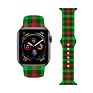 Buffalo Plaid Printed Strap for Apple Watch Bands Silicone, Replacement Designer Sports Band for Iwatch Bands 41Mm 45Mm