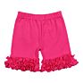 Children Clothes No Moq and Rts Cotton Baby Girl Clothes Icing Ruffle Shorts Stock Solid Color Kids Girls Shorts