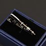 Chrome Stainless Tie Clips Guitar Lizard Dinosaur Bird Sword Pen Shape Tie Clip for Men Necktie Clips Pin for Mens Gift