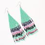 Colorful Handmade Seed Beads Earrings Boho Tassel Long Earrings for Women Jewelry