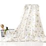 Customized Printing 70% Bamboo 30% Cotton Muslin Baby Swaddle Blanket Newborn Baby Muslin Swaddle