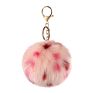 Design Rainbow Colorful 8Cm Hair Ball Pompons Keychain Key Chain Bag Pendant Car Jewelry Decoration