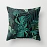 Fashionable Tropical Plant Polyester Hugging Pillow Case Office Fabric Sofa Cushion Cover Home Peach Skin Pillow Case