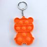 Fidget Toy Decompression Pressing Toy Silicone Base Multi Designs anti Stress Keychain Accessories