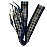 Flat Plaid Cotton Shoelaces Female 2.5 Cm Wide Ribbon Shoe Lace for Boot Sneaker 120 Cm