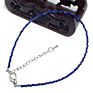 Handmade Gemstone Bracelet 2Mm Small Crystal Faceted Natural Gem Stone Beaded Adjustable Bracelet for Women Jewelry