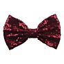 Larger 7" Messy Sequins Children Hair Bow without Clip Diy Hair Accessories for Girl Glitter Bow for Headband