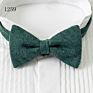 Last Design Mens Tuxedo Wool Bow Ties for Men Handmade