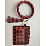 Hot Sale Amazon Leather Key Ring Keychain Wallet Wristlet Bracelet