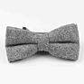 Mens Cotton Wool Formal Clothing Bow Ties Man Wedding Geometric Dot Neck Bowties Bowknot Gravatas Dark Color Bowtie Butterfly