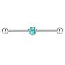 Mix Styles 14G Surgical Steel Industrial Piercing Barbell 14G Cartilage Earring Helix Ear Lobe Stretcher Bar Body Jewelry 20Pcs