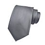 Most Popular of All Black Plain Ties Solid Color Satin Tie