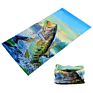 Neck Gaiter Sun Headwear Tubular Bandana Bule Color Tube Sports Seamless Headwear Fishing Bandana