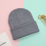 Premium Plain Toddle Acrylic Knitted Hats Baby Beanie Kids Warm Cap