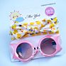 Pretty Children Hair Accessories Set Baby Girl Sunglasses and Headband Sets Cute Bow Hairband for Girl