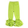 Sales Toddler Ruffle Leggings Solid Color Triple Cotton Kids Clothing Girls Ruffle Pants