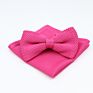 Solid Color Knitted Hankerchief Bowtie Set Soft Red Blue Purple Pink Wedding Pocket Square Bow Tie Accessory Gift