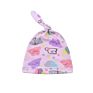 Stretchy Soft Top Knot Baby Beanie Hat