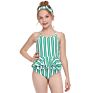 Style Printing Logo One Piece Kids Swimming Suit Children Swimwear Baby Girl Swimming Wear